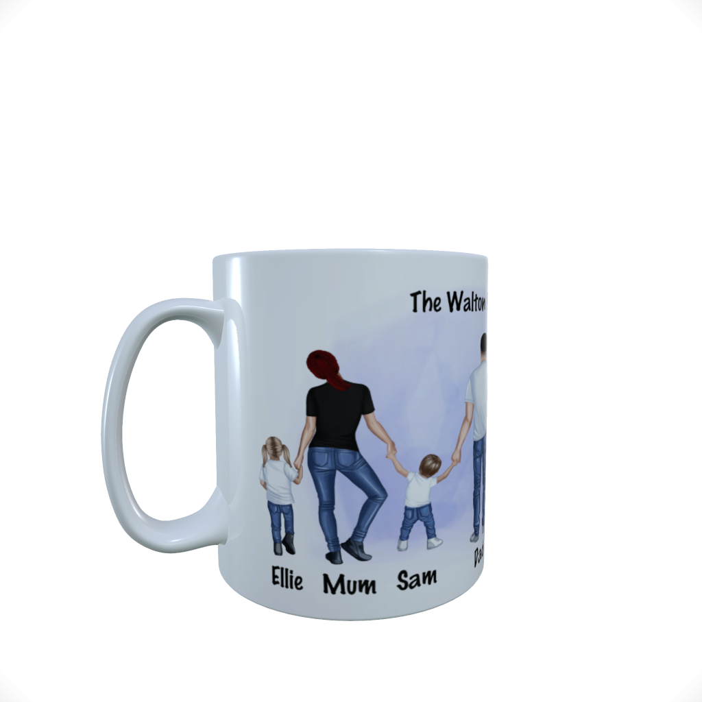 Family Mug, Customised Family Mug, Personalised Family Mug